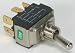 Power First 2VLU3 Toggle Switch, Maintained, DPDT, 20/15A