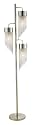Adesso Rain Tree Floor Lamp, Satin Steel
