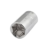 uxcell　ソケットビット 16mm6ポイントソケット　クロムメッキ　12.8mmスクエアソケット　建設作業