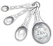 Kitchen & Housewares : Hugs & Kisses Measuring Spoons (Set of 4)