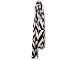 Labyrinth Scarf, Black/Pearl