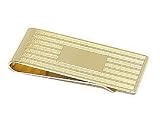 Etched Gold Plated Money Clip