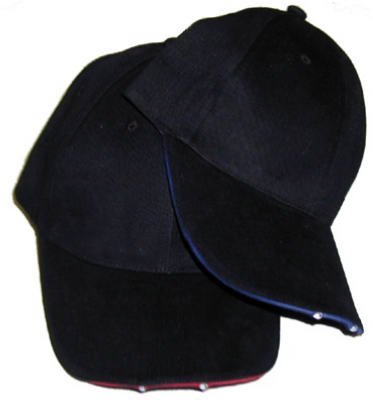 Panther Vision LHB-275496 Lighted Hat with Brim Switch - Black