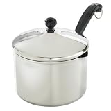 Farberware Classic Silver 3-qt. Covered Straining Saucepan