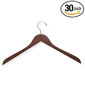 Honey-Can-Do HNG-01213 Basic Shirt Hanger, 30-Pack, Cherry