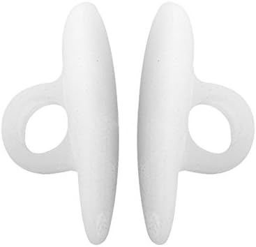 Cerkos Soft Gel Finger Toe Separator Toe Protector Pads Spacers Straightener Spreader to Ease Discomfort for Hammer, Claw and Mallet