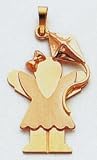 Girl Flying a Kite Charm - XK816 - B000BCDXLK