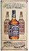 TIN SIGN NOSTALGIC ~ JACK DANIEL'S - CHARCOAL Image