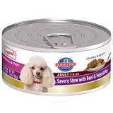 Hills Science Diet Savory Stew with Beef & Vegetables Adult Small Toy Breed Canned Dog Food 24/5.5-oz cans