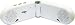 Electronics : AIGO F050 Mini Speaker White (3x AAA batteries included)