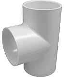 Genova Products 31407CP 3/4-Inch PVC Pipe Tee - 10 Pack