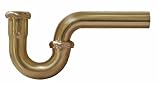 Plumbest P36-125 Tubular P-Trap, Polished Brass