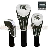 Michigan State MSU Spartans GOLF CLUB HEAD/WOOD COVER SET OF 3