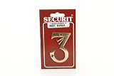 Review Securit  / Securit S2503 Brass Numeral No:3 75mm
