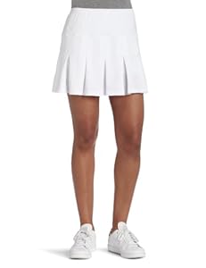 Bollé Women's Essential Multi-Pleat Tennis Skirt, White, Medium