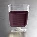 Plastic Wine Glasses Square 1 Piece Design 10 Per Pack