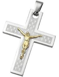 Joyas Alternativas™ Stainless Steel Crucifix Pendant