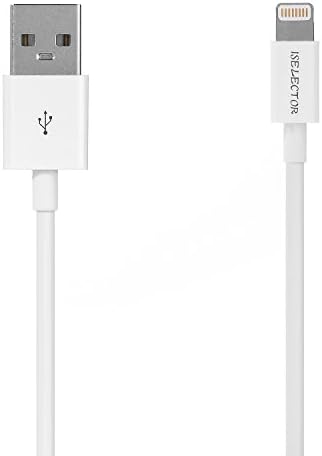Pack of 2 Lightning Cable Apple MFI Certified 3.3ft USB Sync Charge Data Cable Cord Charger for iPhone 6s 6 Plus 5 5s, iPad Air 2 Mini 4 Pro White
