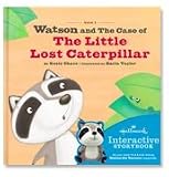 Hallmark Watson the Raccoon Book #3 Watson and the Case of The Little Lost Caterpillar~Interactive Storybook~WATSON sold separately