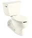 Kohler K-3554-96 Barrington Pressure Lite Elongated Toilet, Biscuit