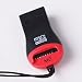 ETECH MicroSD / MicroSDHC / Memory Stick Micro M2 USB 2.0 Card Reader / Writer supports upto 16GB MicroSDHC and 16GB M2