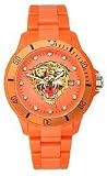 Ed Hardy VIP Tiger Orange Dial Unisex Watch #VPOR