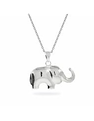 Sterling Silver Elephant Pendant