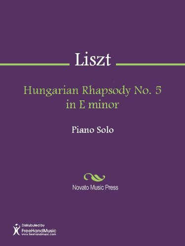 Hungarian Rhapsody No. 5 in E minor Sheet Music