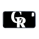 Colorado Rockies Apple RUBBER iPhone 4 or 4s Case / Cover Verizon or At&T Phone Great unique Gift Idea
