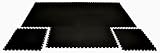 48 square feet (Set of 12) eWonderWorld 24 X 24 X~5/8 Thick Black Play Mats