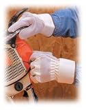 Pro-Safe 80-8800/M Rubberized Cuff Med Pr Leather Palm Gloves