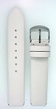 JP Leatherworks Leather Watchband Fits Philip Stein Large Size 2, 20mm White With Spring Bars