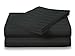 Full Size Black 400 Thread Count 100% Cotton Sateen Dobby Stripe Sheet Set