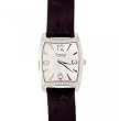 Womens Caravelle Crystal Black Leather Watch-43T09
