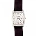 Womens Caravelle Crystal Black Leather Watch-43T09