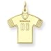 14K Chicago Bears Logo Small Number Jersey Charm