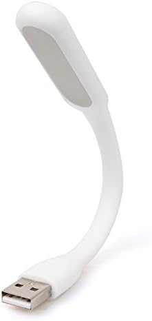 CooShine® Portable USB Flexible Mini LED Stick Light Lamp White Light for Laptop,PC,Notebook,Power Bank Energy Saving, Night Book Reading Lamp White