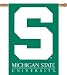 Michigan State Spartans 2-Sided 28 X 40 Banner W/ Pole Sleeve - NCAA