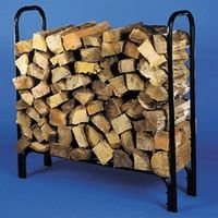 Outdoor Firewood Rack Holds 1/2 Face cord 4ft