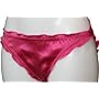 Ex Store Silk High Leg Knickers Raspberry Pink