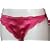 Ex Store Silk High Leg Knickers Raspberry Pink