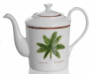 Florida Marketplace Palm Island Porcelain Teapot