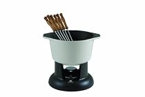 Chasseur Cast Iron Classic Fondue, Arctic White