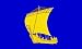 Tynwald Isle Of Man Flag Clear Acrylic Fridge Magnet 2.75 inches x 2 inches