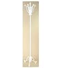White Metal Simple Coat Hat Stand