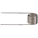 302 Stainless Steel Torsion Spring, Right Hand Wind Direction, 360° Deflection