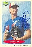 Jeffery Tuss, West Palm Beach Expos - Expos Affiliate, 1991 Classic Best Autographed Card