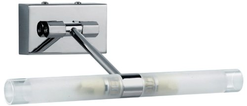S-Luce 3018/2G9 Picasso Bilderleuchte 2 flammig, nickel / Glas