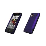 Premium Purple Rubberized Snap-On Cover Hard Case Cell Phone Protector for  ....