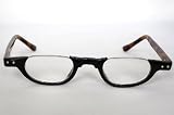 ICU Classic Half-Rim Readers in Black/Tortoise